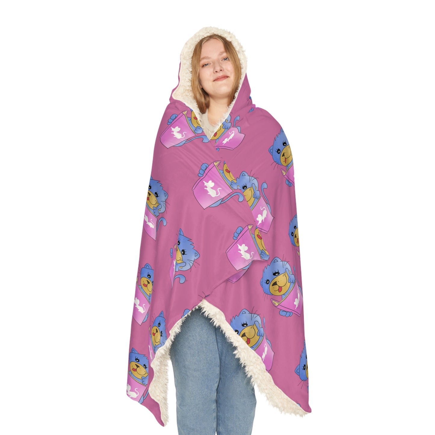 Reading Kitty Snuggle Blanket