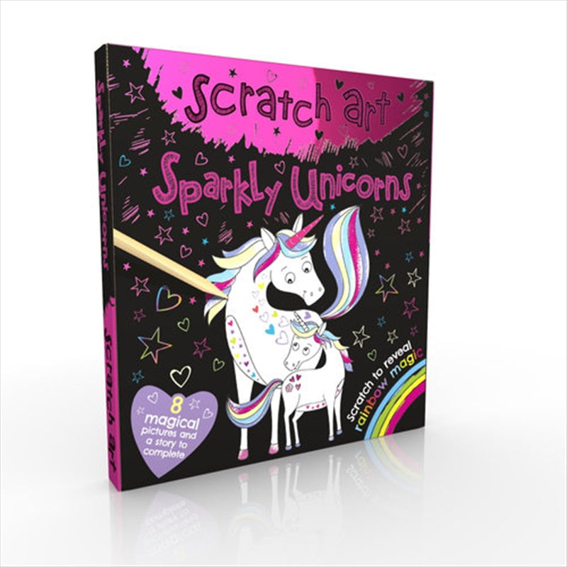 SCRATCH ART ACTIVITY Book ~ Fantasia Under The Sea or Unicorn